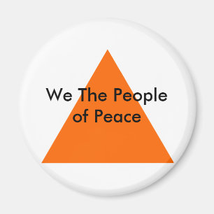 Wij, de mensen van de vrede, het museum Zazzle Gif Magneet