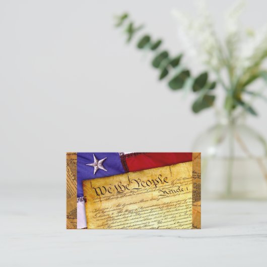 Wij, de mensen visitekaartje (Staand voorkant)