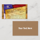 Wij, de mensen visitekaartje (Voorkant / Achterkant)