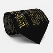 WIJ DE MENSEN - VS-grondwet Stropdas (Opgerold)