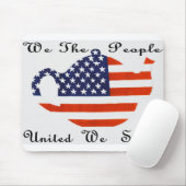 Wij, de mensen, wij staan voor Mousepad Muismat (Met muis)