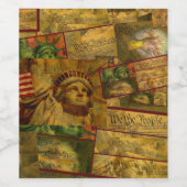 Wij, de mensen wijn etiket (Enkel label)