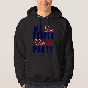 WIJ DE MENSEN WILLEN PARTIJ. HOODIE