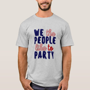 WIJ DE MENSEN WILLEN PARTIJ T-SHIRT