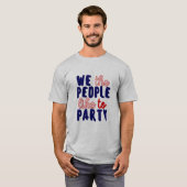 WIJ DE MENSEN WILLEN PARTIJ T-SHIRT (Voorkant volledig)