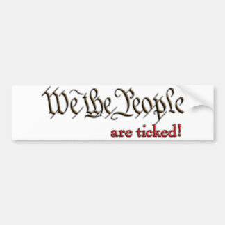 Wij, de mensen... zijn aangekruist. bumpersticker