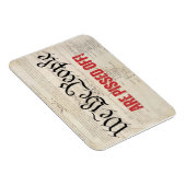 Wij, de mensen, zijn bang voor een  kijk magneet (Rechterzijde)