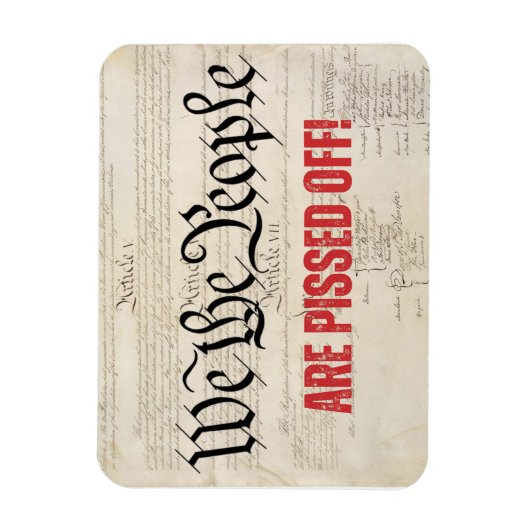 Wij, de mensen, zijn bang voor een  kijk magneet (Verticaal)