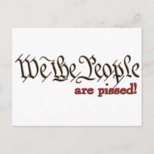 Wij, de mensen... zijn kwaad! briefkaart