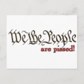 Wij, de mensen... zijn kwaad! briefkaart (Voorkant)