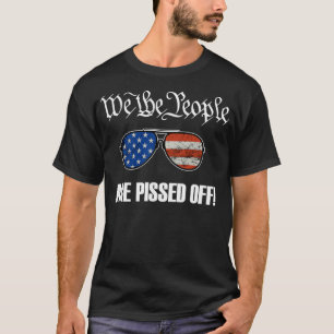 Wij, de mensen, zijn kwaad op de Amerikaanse vlag T-shirt