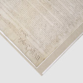 Wij, de  ontkoppeling van de grondwet van het volk tissuepapier (Detail)