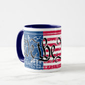 Wij de People American Flag Mok (Voorkant links)