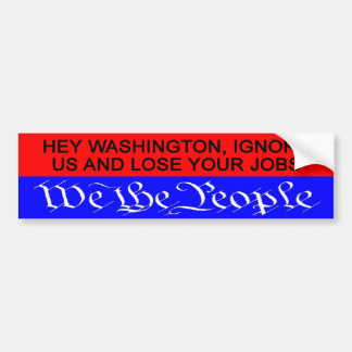 Wij de People bumper sticker