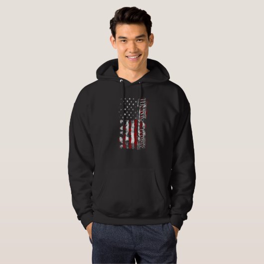 Wij, de People Independence Day Patriottisch Ameri Hoodie (Voorkant volledig)