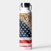 Wij, de People USA Flag Zipper Waterfles (Voorkant)