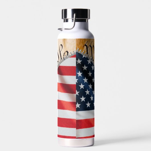 Wij, de People USA Flag Zipper Waterfles (Rechts)