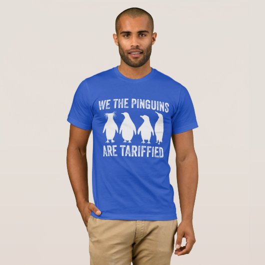 Wij, de pinguïns, zijn getarifeerd - de pinguïn ta t-shirt (Voorkant volledig)