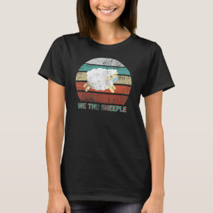 Wij de schaap grappige Antimask Sheep met gezichts T-shirt
