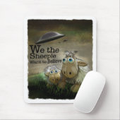 Wij de Sheeple Mousepad Muismat (Met muis)