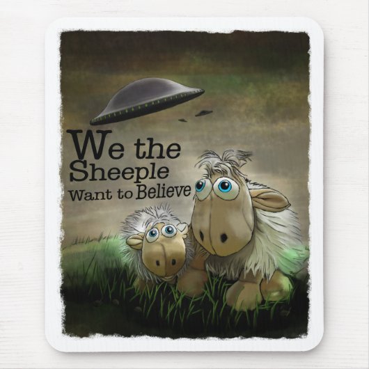Wij de Sheeple Mousepad Muismat (Voorkant)