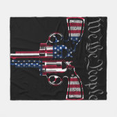 Wij, de volken, zijn een knuppel fleece deken (Voorkant (Horizontaal))