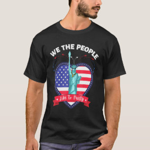 Wij, de volkeren, willen een vrijheidsbeeld. t-shirt