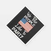 Wij, de volkeren, willen op 4 juli een patriottisc servet (Hoek)