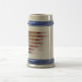 WIJ DE VOLKSBEVOLLE BACTUS Ross-Amerikaanse vlag Bierpul (Center)