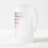 WIJ DE VOLKSBEVOLLE BACTUS Ross-Amerikaanse vlag Matglas Bierpul (Voorkant rechts)