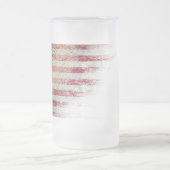 WIJ DE VOLKSBEVOLLE BACTUS Ross-Amerikaanse vlag Matglas Bierpul (Center)