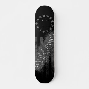 WIJ DE VOLKSBEVOLLE  BACTUS Ross-Amerikaanse vlag Persoonlijk Skateboard