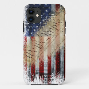 WIJ DE VOLKSGEBONDEN  Amerikaanse vlag Case-Mate iPhone Case