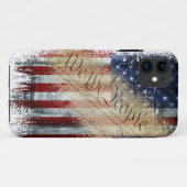 WIJ DE VOLKSGEBONDEN  Amerikaanse vlag Case-Mate iPhone Case (Achterkant (horizontaal))