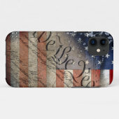 WIJ DE VOLKSGEBONDEN  Amerikaanse vlag Case-Mate iPhone Case (Achterkant (horizontaal))