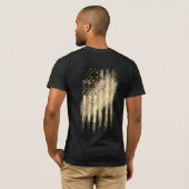WIJ DE VOLKSGEBONDEN  Amerikaanse vlag T-shirt (Achterkant volledig)