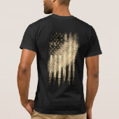 WIJ DE VOLKSGEBONDEN Amerikaanse vlag T-shirt (Achterkant)