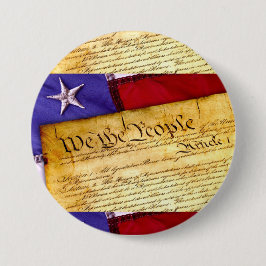 Wij de Volksgrondwet van de Verenigde Staten Ronde Button 7,6 Cm