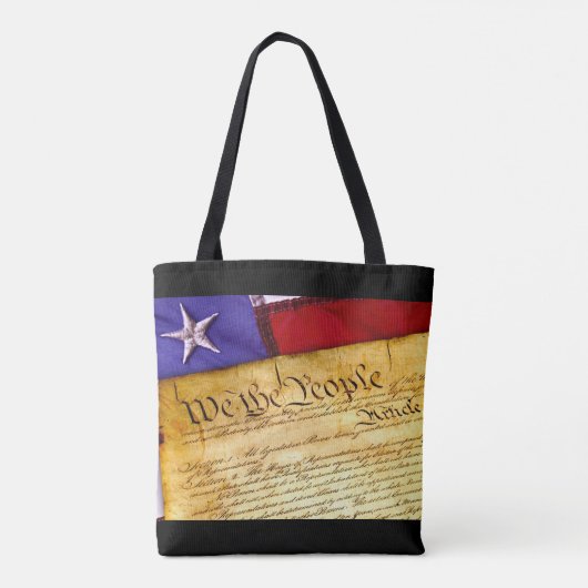 Wij de Volksgrondwet van de Verenigde Staten Tote Bag (Achterkant)