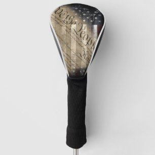 WIJ DE VOLKSINSTALLATIE VAN DE -Amerikaanse Vlag Golfheadcover