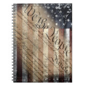 WIJ DE VOLKSREPUBLIEK  INDUSTRIËLE USA VLAG Notebo Notitieboek (Voorkant)