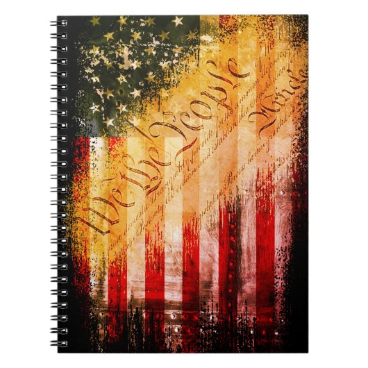 WIJ DE VOLKSREPUBLIEK -RUSTIGE Vlag Notitieboek (Voorkant)
