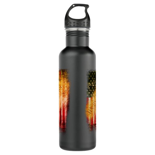 WIJ DE VOLKSREPUBLIEK -RUSTIGE Vlag Waterfles (Voorkant)