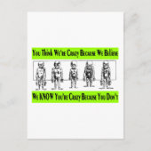 Wij denken briefkaart (Voorkant)