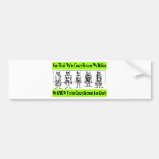 Wij denken bumpersticker