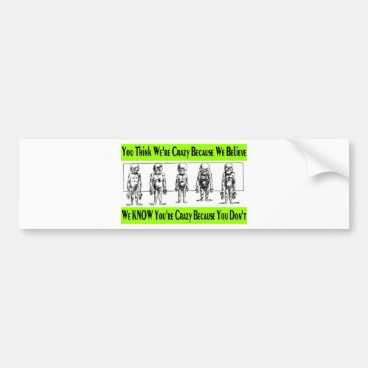 Wij denken bumpersticker (Voorkant)