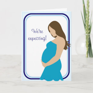 Wij denken! Zwangere Buik Aankondiging