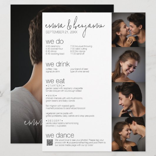 Wij doen - alles in één BW - QR - 5 foto's - Bruil (Voorkant / Achterkant)