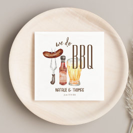 Wij doen BBQ barbecue koppels douche op maat Servet