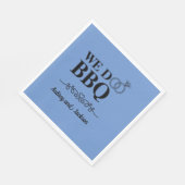 Wij doen BBQ Verloving Servet (Hoek)